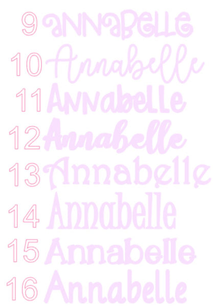 Personalized Watercolor Name  *ADD ON ONLY*