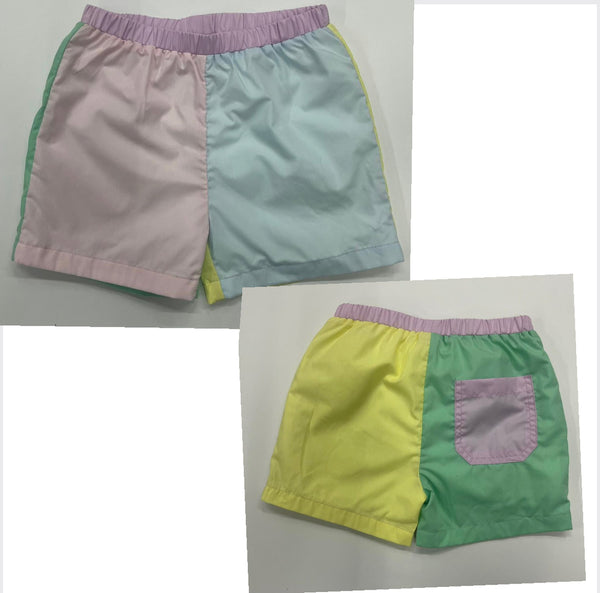 Seaside Colorblock Shorty Shorts - SHIPS END OF MAY / BEGINNING OF JUNE