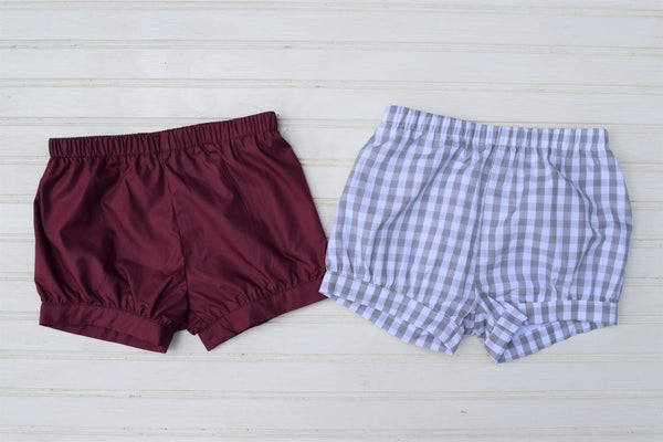 Banded Bubble Britches (Maroon)