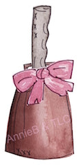 Cowbell with Bow Design