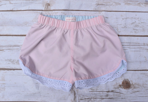 Seaside Pink/Blue Reversible Shorts