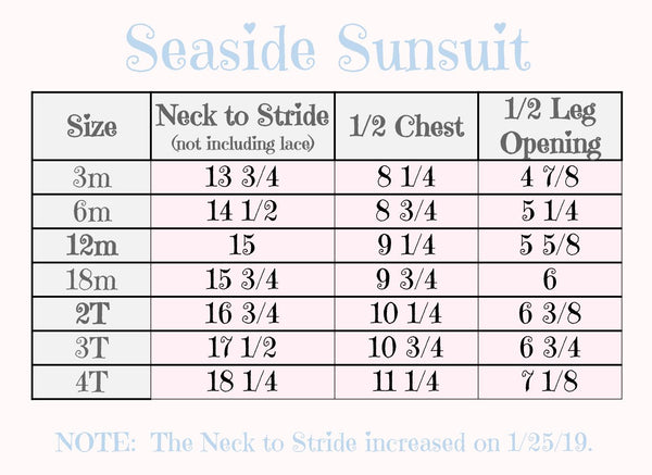 Seaside Sunsuit (MULTIPLE OPTIONS) - IN STOCK
